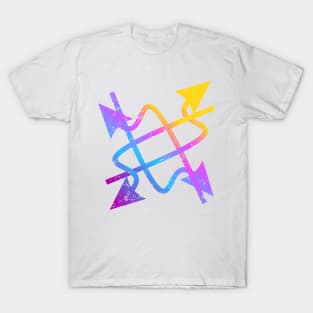 colorful abstract arrow illustration T-Shirt